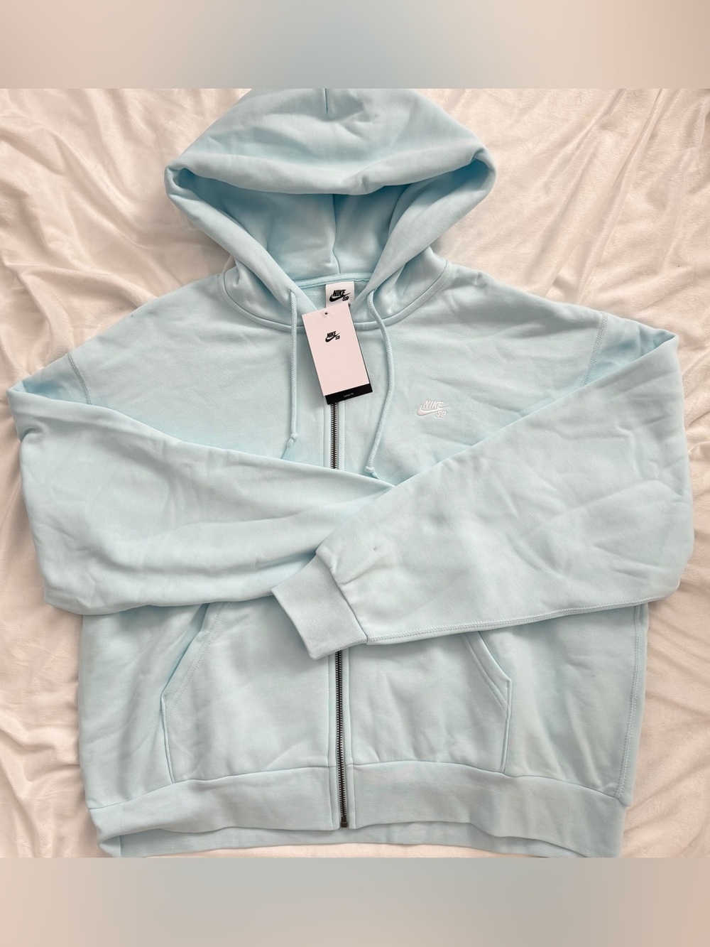 Nike SB Full Zip Glacier Blue Fleece Hoodie
